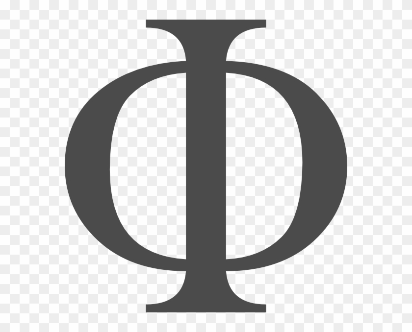 Greek Letter Phi Clip Art #1140866