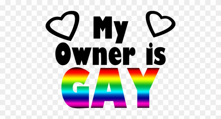My Owner Is Gay - Love My German Shepherd Large Mug #1140919