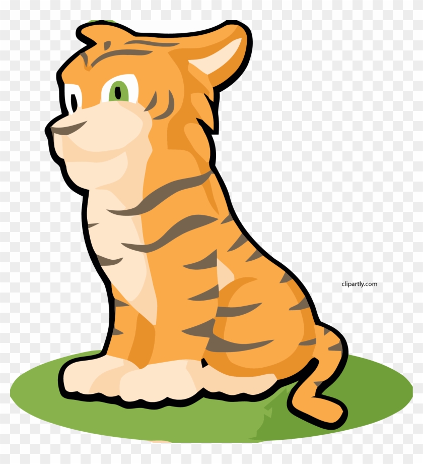 New Sitting Tiger Clipart Png - Pinterest #1141055