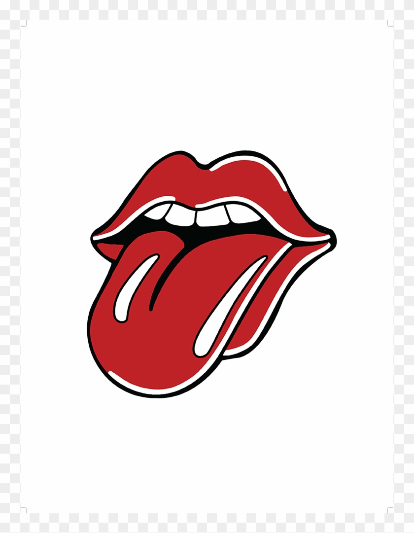 1972 Single Sleeve Art Lithograph - Rolling Stones Tongue Logo #1141072