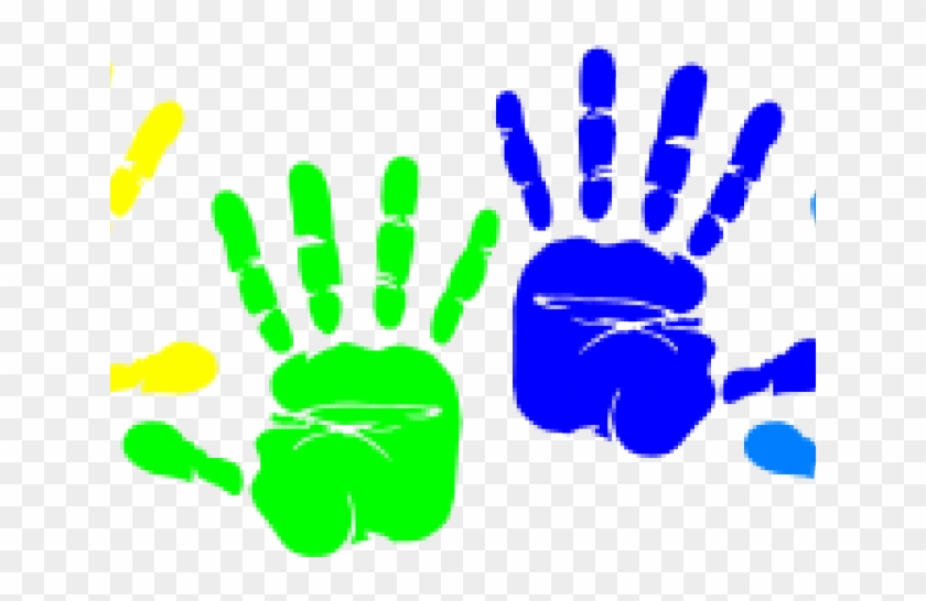 Handprint Clipart Banner - Bullying Is Not Ok #1141148