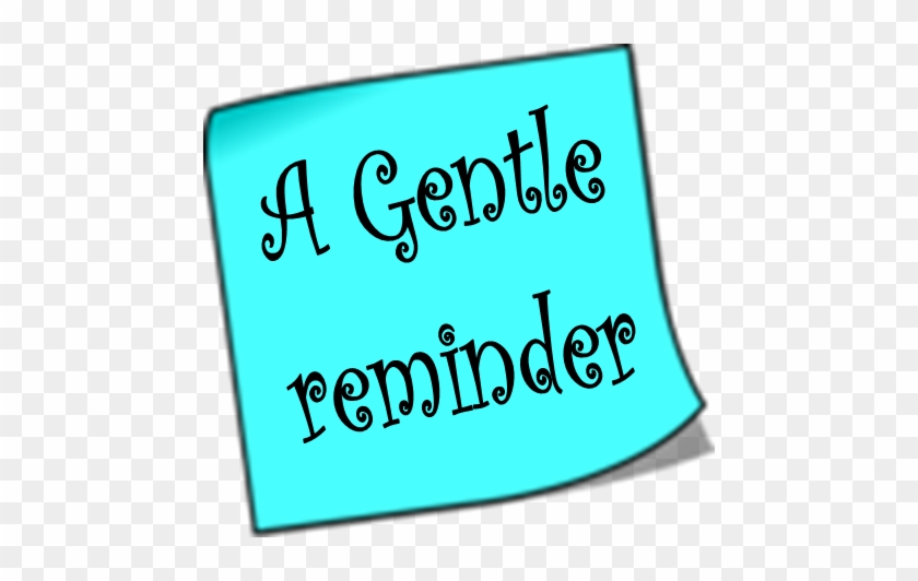A Gentle Reminder - United Church Of Christ #1141190