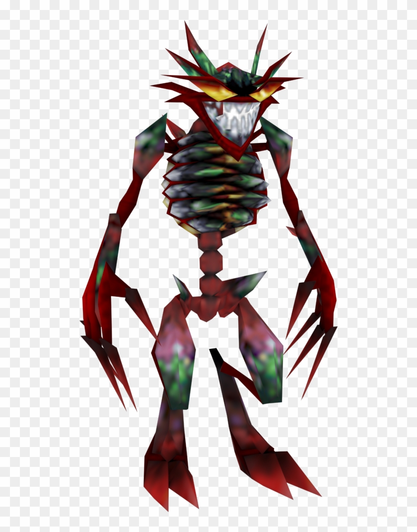 Crasharki 10 1 Stained Glass Demon Model By Crasharki - Medievil Stained Glass Demon #1141304