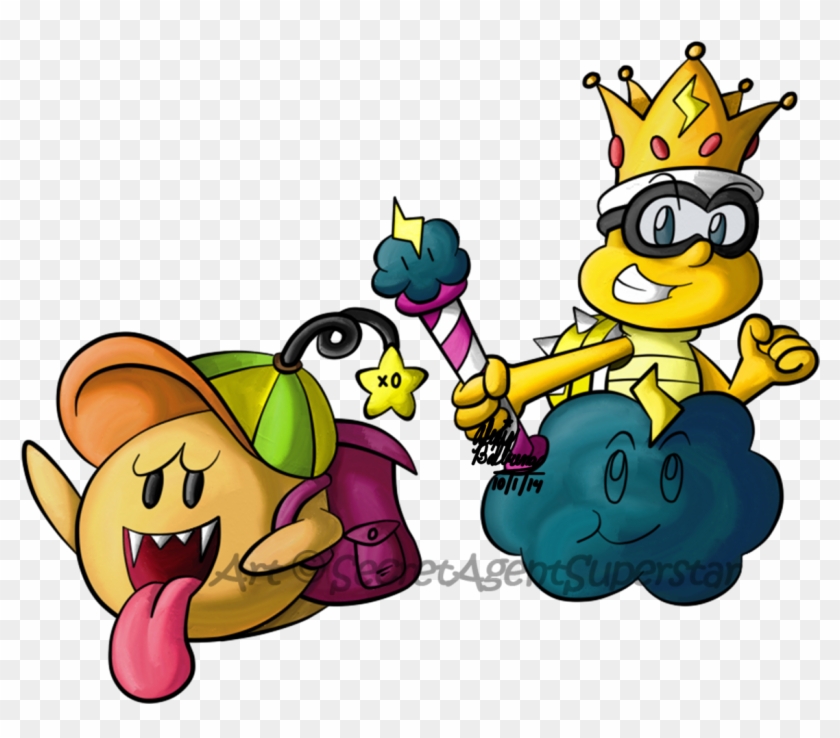 Super Lakitu And Boomy By Secretagentsuperstar - Cartoon #1141379