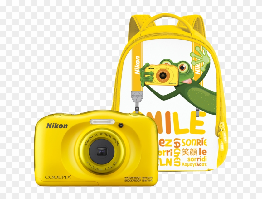 Nikon Coolpix Waterproof W100 Backpack Kit - Nikon Coolpix W100 Yellow Backpack Kit Digital Camera #1141517