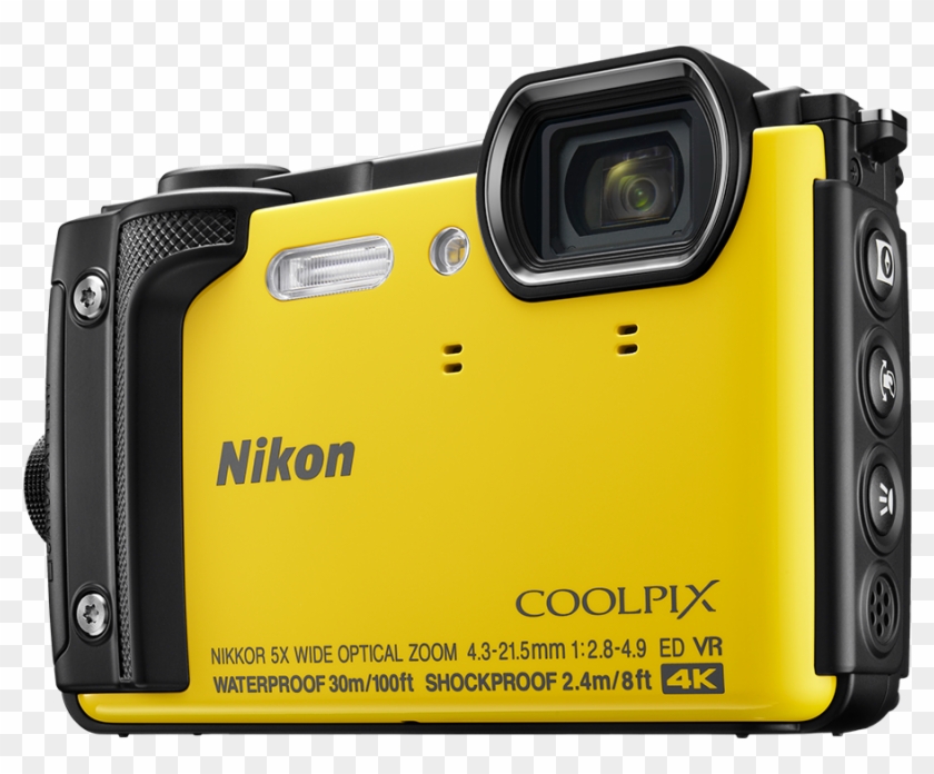 Nikon Coolpix W300 Yellow Digital Camera #1141548