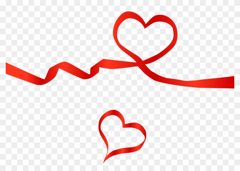 Red Ribbon Week Logo - Red Heart Ribbon Png #1141582