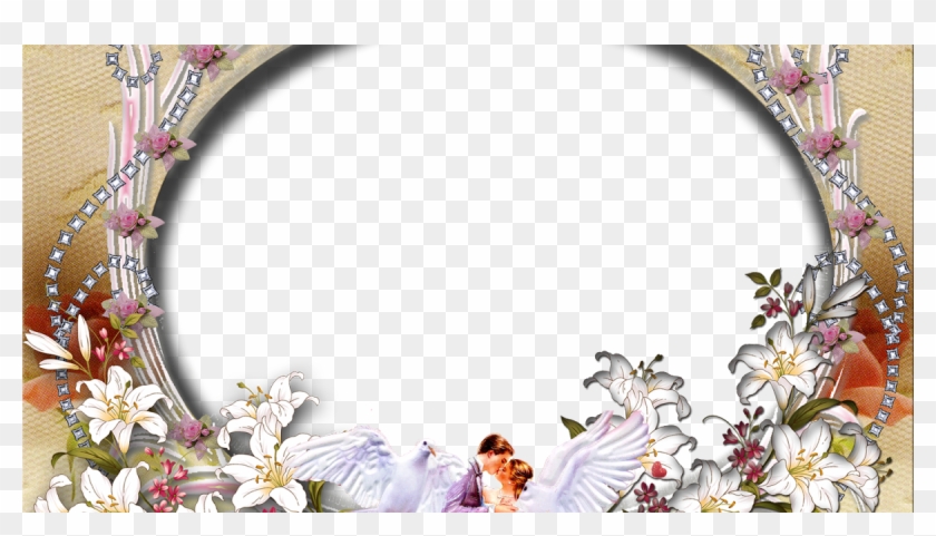 New Karizma Album Templates ,wedding Album Frames - Wedding Background With  Frame - Free Transparent PNG Clipart Images Download