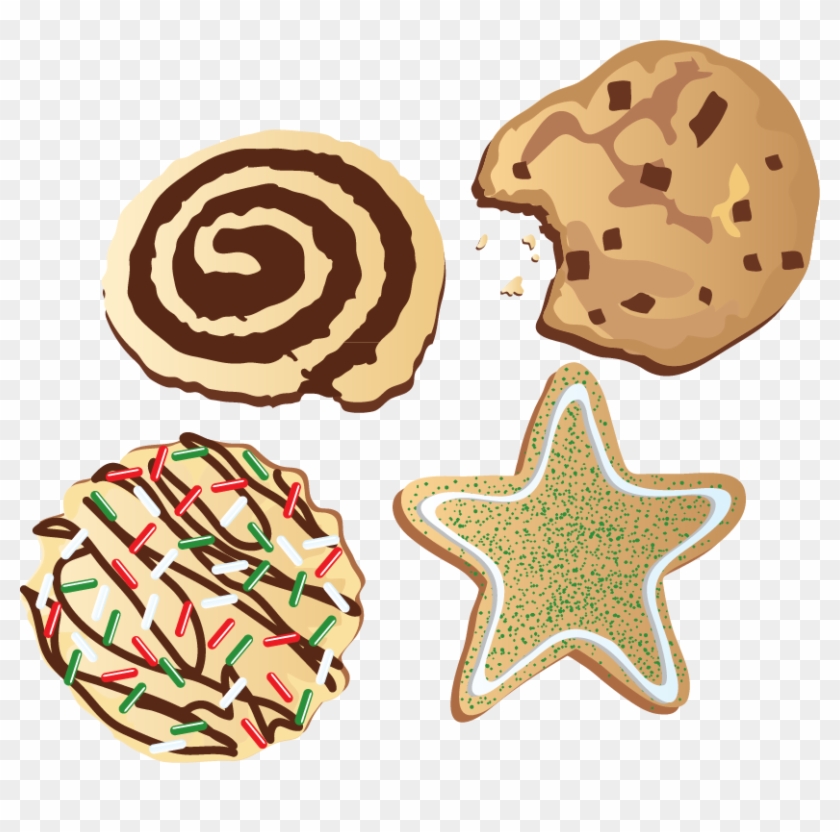 Rice Krispies Treats Dim Sum Food Cookie Christmas - Christmas Cookies Clip Art #1141653