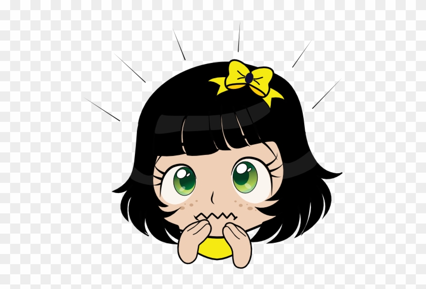 Disgusting Girl Manga Smiley Emoticon Clipart - Girl Disgusted Clipart #1141666