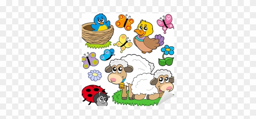 Vinilo Pixerstick Varios Animales De Primavera • Pixers® - Spring Animals Clipart #1141676