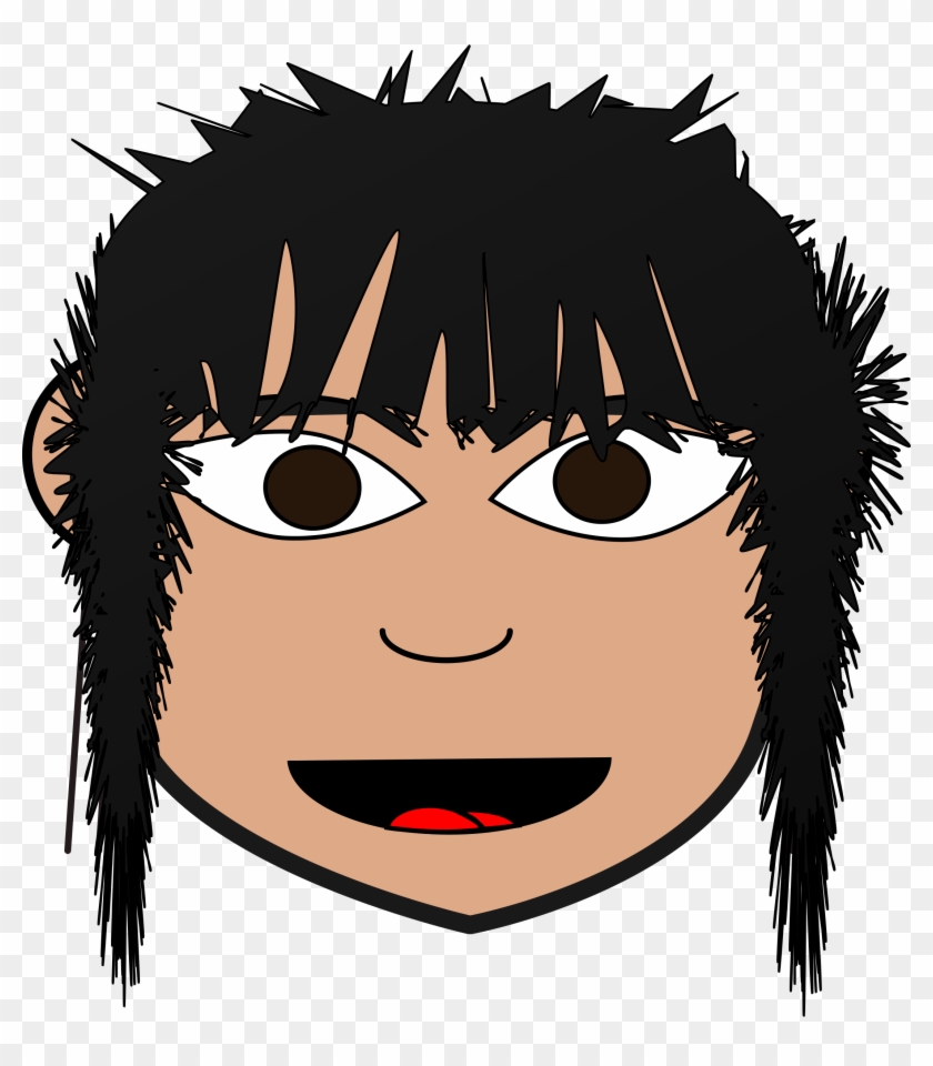 Girl 2 - Cartoon Characters With Messy Hair - Free Transparent PNG Clipart  Images Download