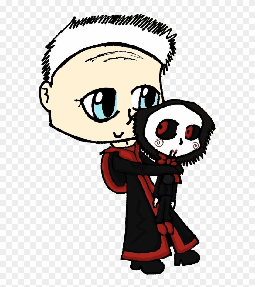Chibi Saw John Kramer's Puppet By Cokeloverfreak101 - Saw John Kramer Fanart #1141792
