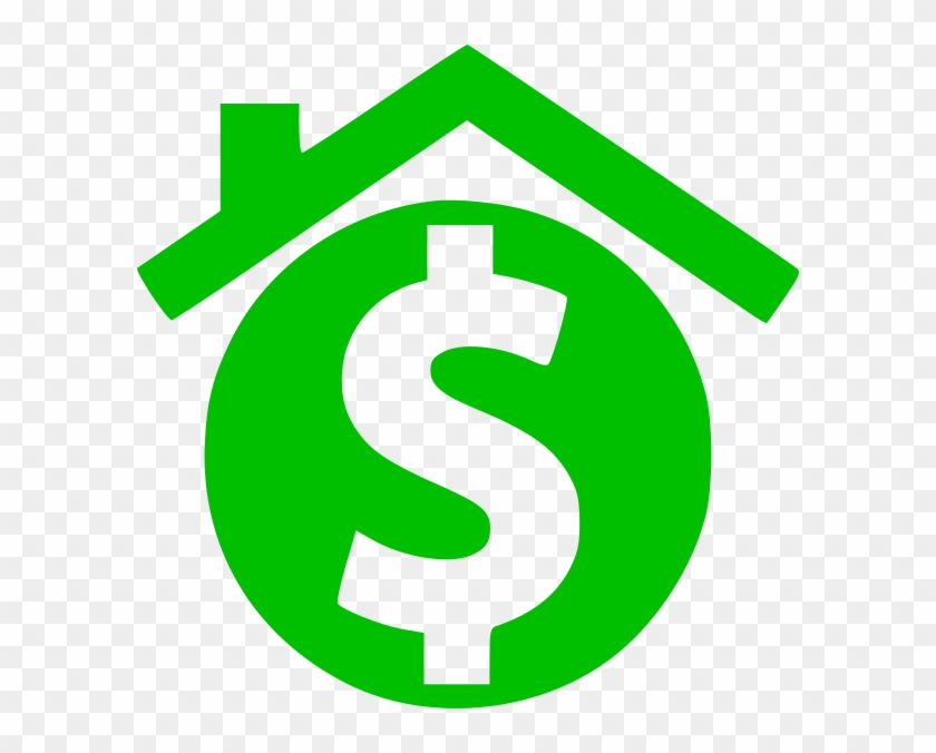 Cash Home Logo Clip Art At Clker - House Dollar Sign Logo #1141843