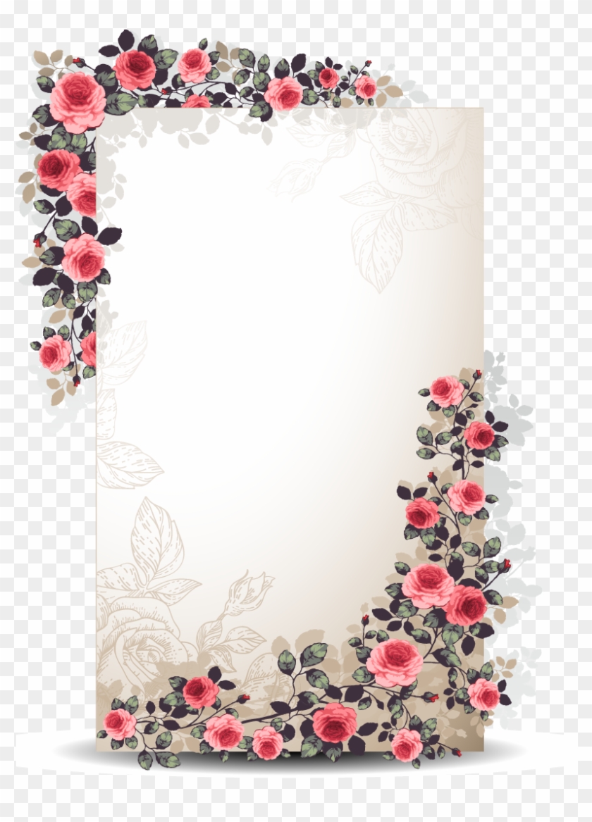 Flower Paper Euclidean Vector Floral Design - Flowers Borders Vector #1141888