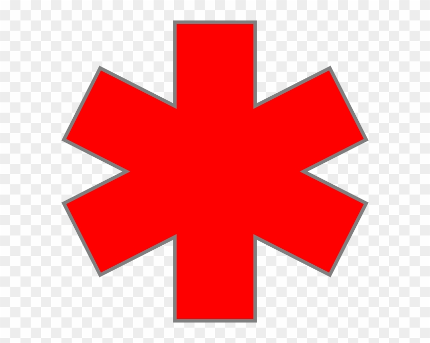 Star Of Life Red Png #1141920