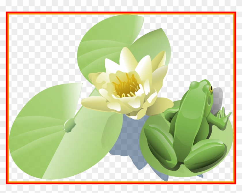 Awesome Frog And Lily Pad Png Clip Art Everyday For - Lily Pad Clip Art #1142013