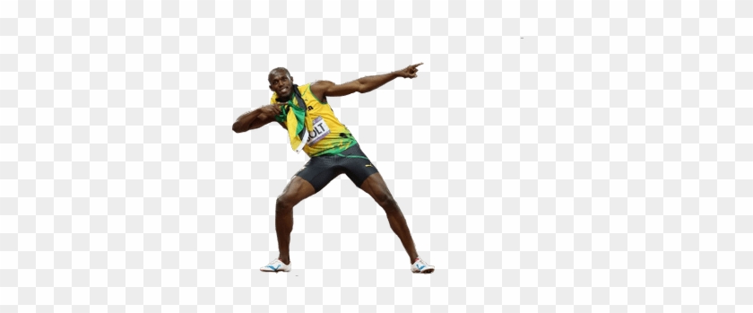 Usain Bolt Sideview - Usain Bolt 9.58 Bolt Usain #1142016