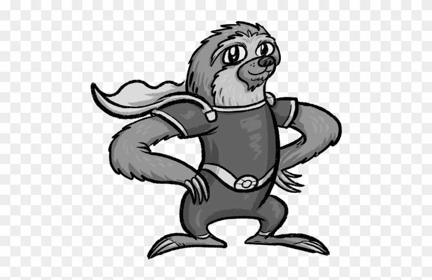 Hi-speed Sloth - Cartoon #1142034