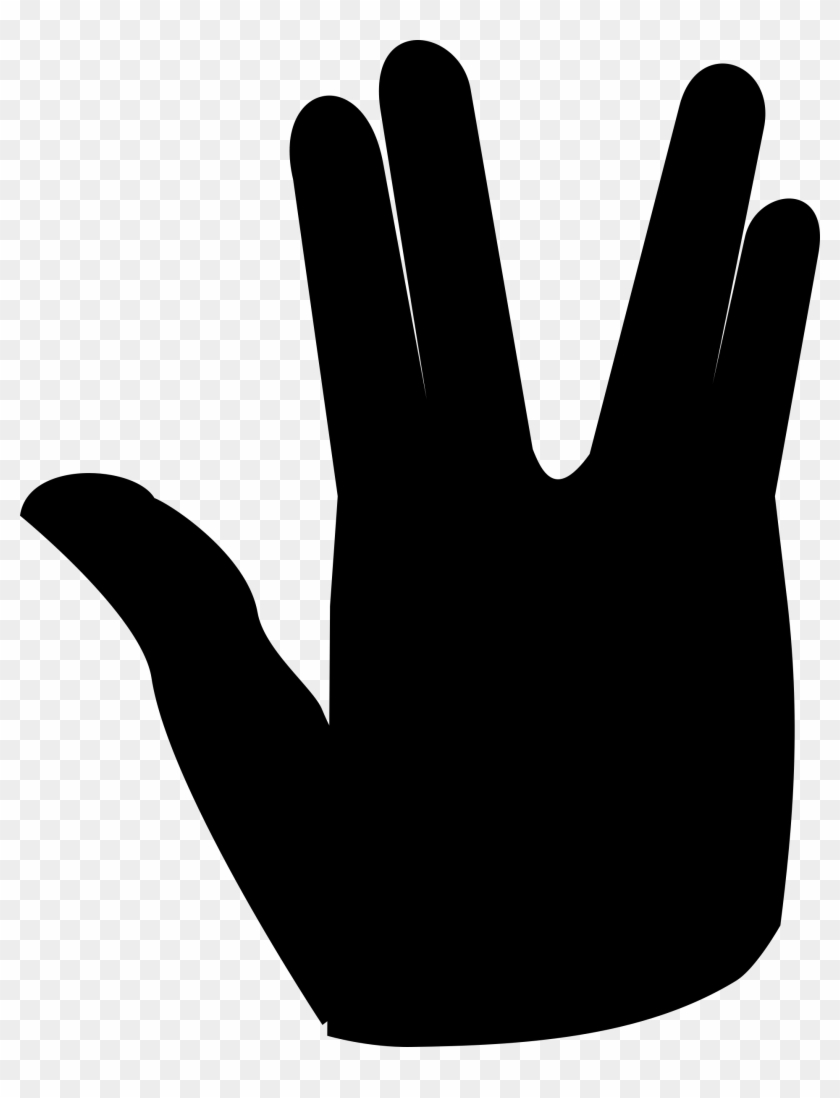 Spock Hand Clipart 2 By Jason - Live Long And Prosper Vector #1142032