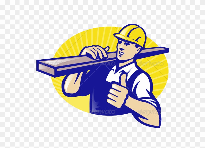 Carpenter Lumber Thu - Worker Vector Thumb Up #1142161