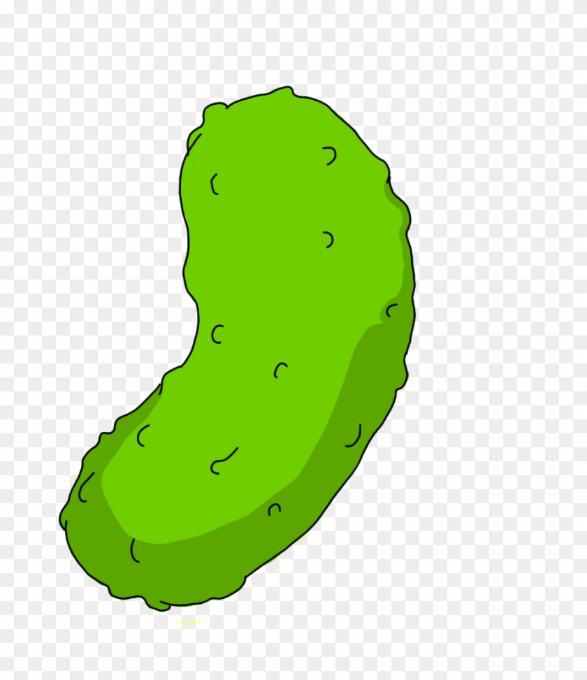 Pin Pickle Clipart - Cartoon Pickle Png #1142205