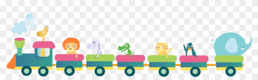 Little Cute Train By Mairimart - Mural #1142270