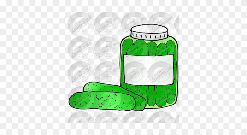 Pickle Clipart Transparent - Pickled Cucumber #1142312