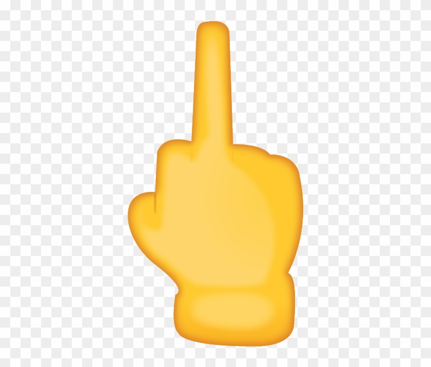 Download Ai File - Apple Middle Finger Emoji #1142395