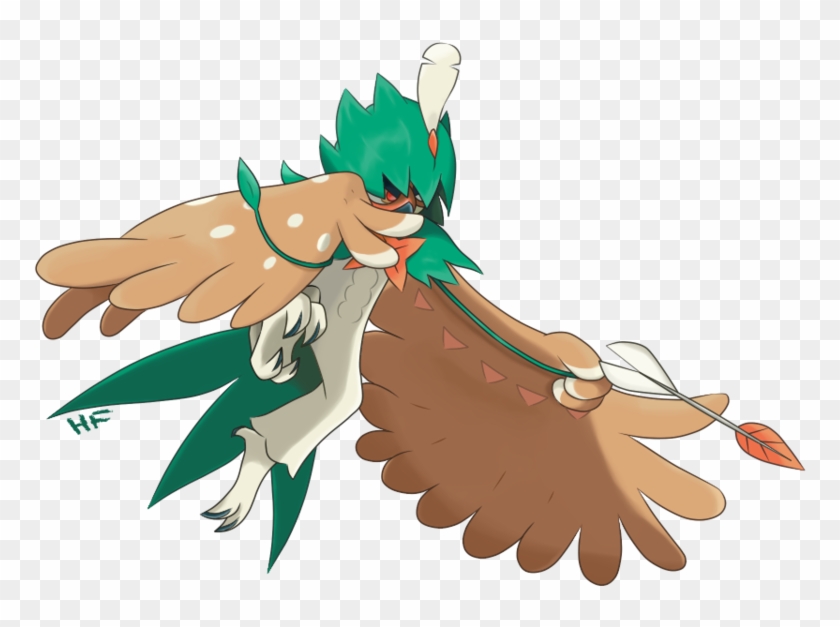 206kib, 900x674, Decidueye By Hftran-dan3l0v - Decidueye Flying #1142405