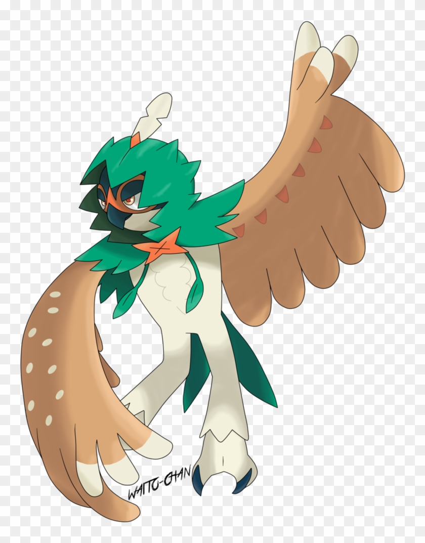 Decidueye By Waitochan - Pokemon Decidueye Face #1142411