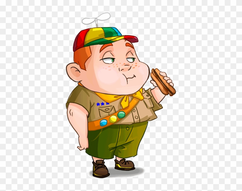 A Fat Boy Scout By Giljimbo On Deviantart - Fat Boy Cartoon Gif #1142517