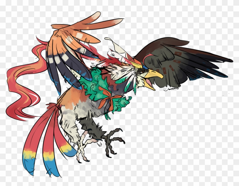 Here's My Entry For Your Pokemon Fusion Contest It's - Fusion Decidueye #1142563
