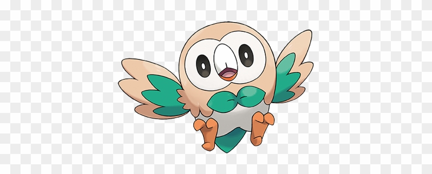 Rowlet Adalah Pokemon Tipe Rumput/terbang Yang Diperkenalkan - Pokemon Ultra Sun Rowlet #1142611