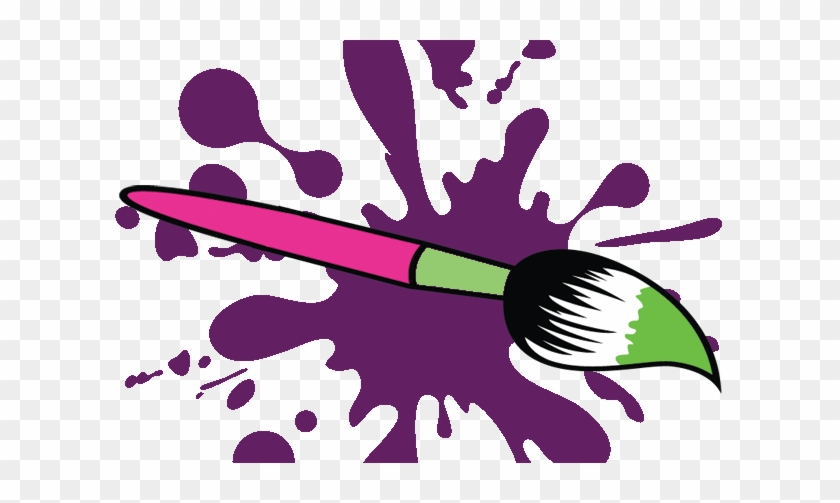 Paint Brush Clipart Painting Ceramic - Pottery Painting Clip Art #1142746