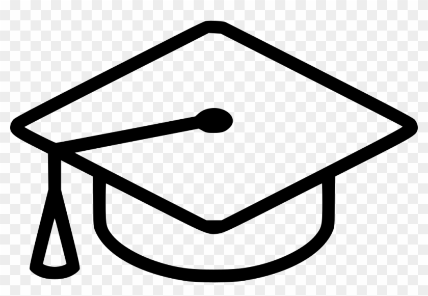 Graduation Cap Comments - Graduation Hat Line Drawing #1142768