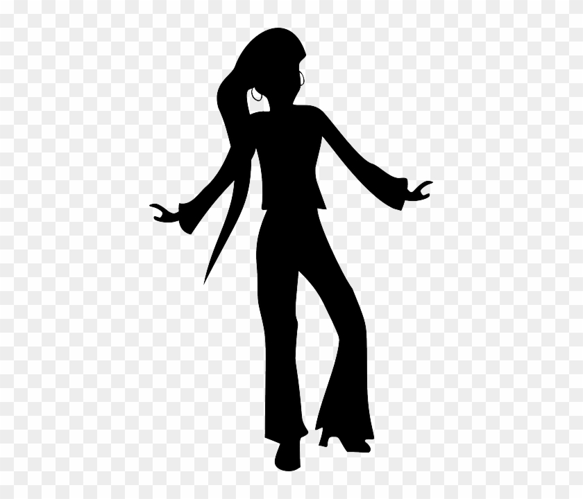 Woman, Dancing, Disco, Disotheque, Young, Youth - Disco Dancers Clip Art #1142898