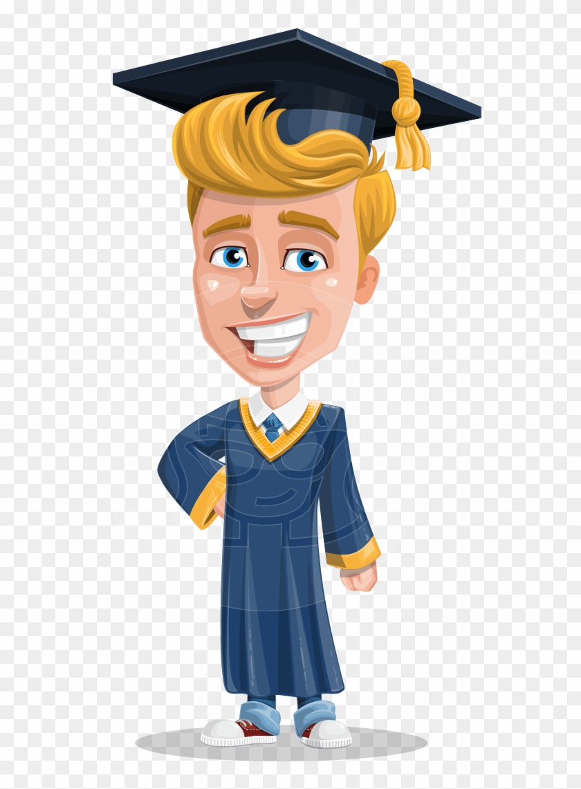 Vector University Cartoon Character - Vector University Cartoon Character #1142918