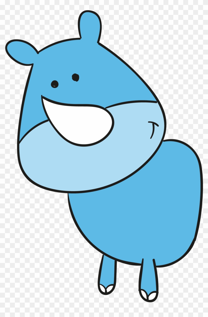 Vector Cartoon Blue Cute Bear Image Png - Vector Graphics #1142961