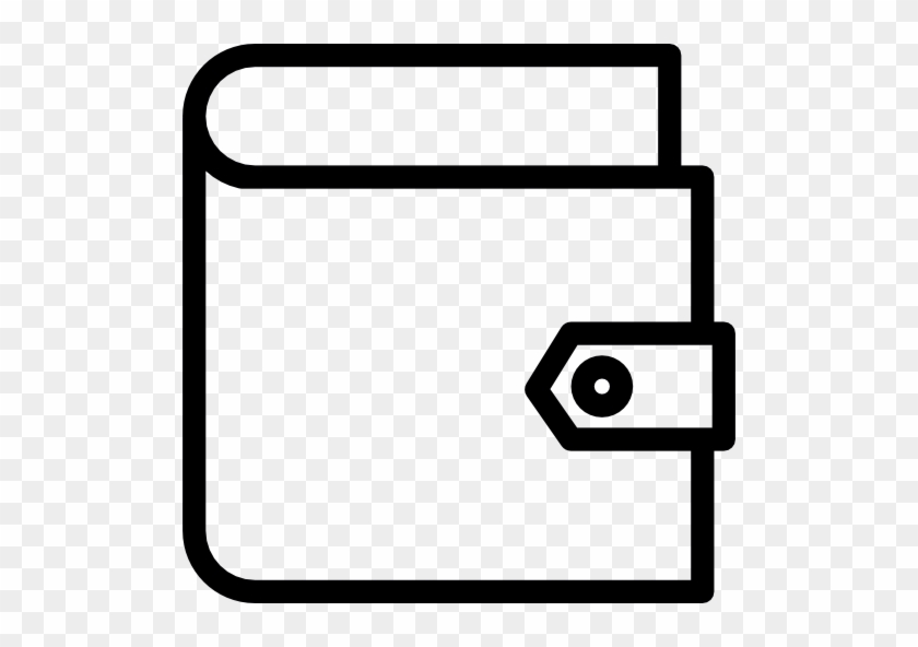 White Empty Wallet Free Icon - Outline Of A Wallet #1143020