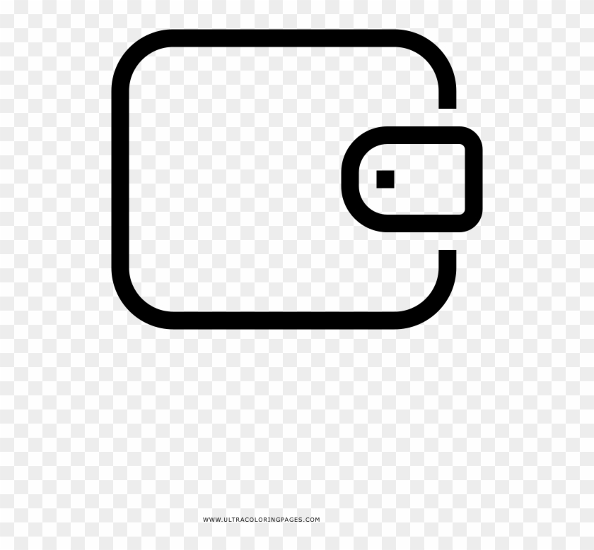 Wallet Coloring Page - Line Art #1143076