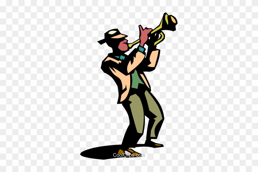 Jazz Musician Royalty Free Vector Clip Art Illustration - Jazz Musician Royalty Free Vector Clip Art Illustration #1143140
