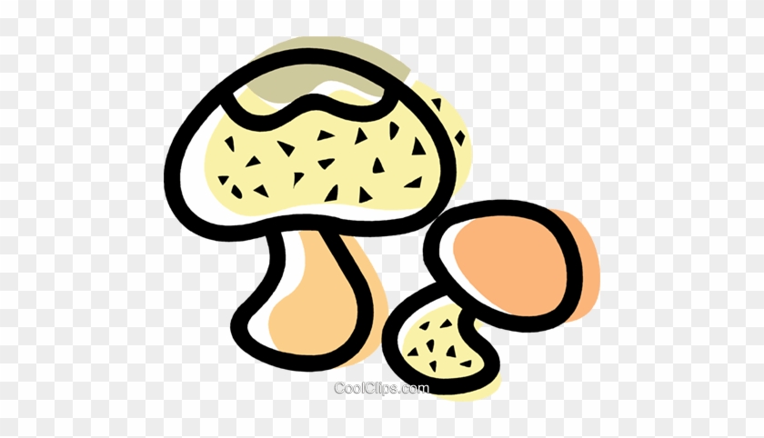 Wild Mushrooms Royalty Free Vector Clip Art Illustration - Wild Mushrooms Royalty Free Vector Clip Art Illustration #1143170