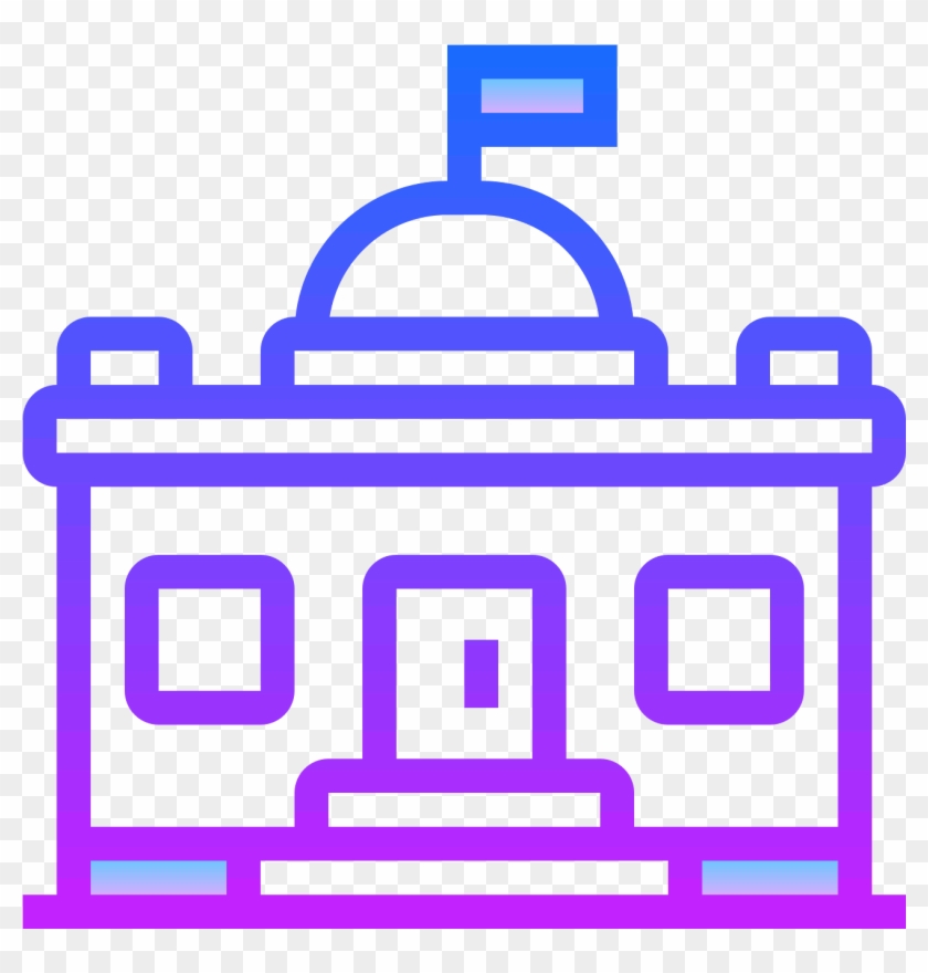 The Icon Is A Small Version Of A Larger Building - Drugstore Icon Png #1143193