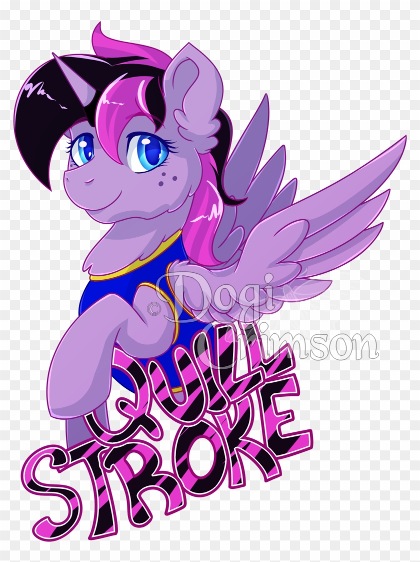 Quill Stroke By Dogi-crimson - Cartoon #1143230
