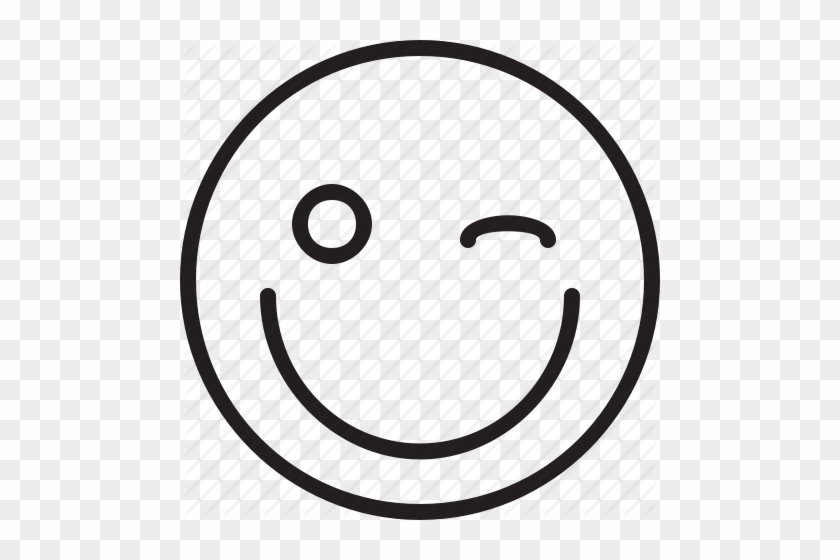 Curl Clipart Face Outline - Smiley Face Icon Transparent #1143237