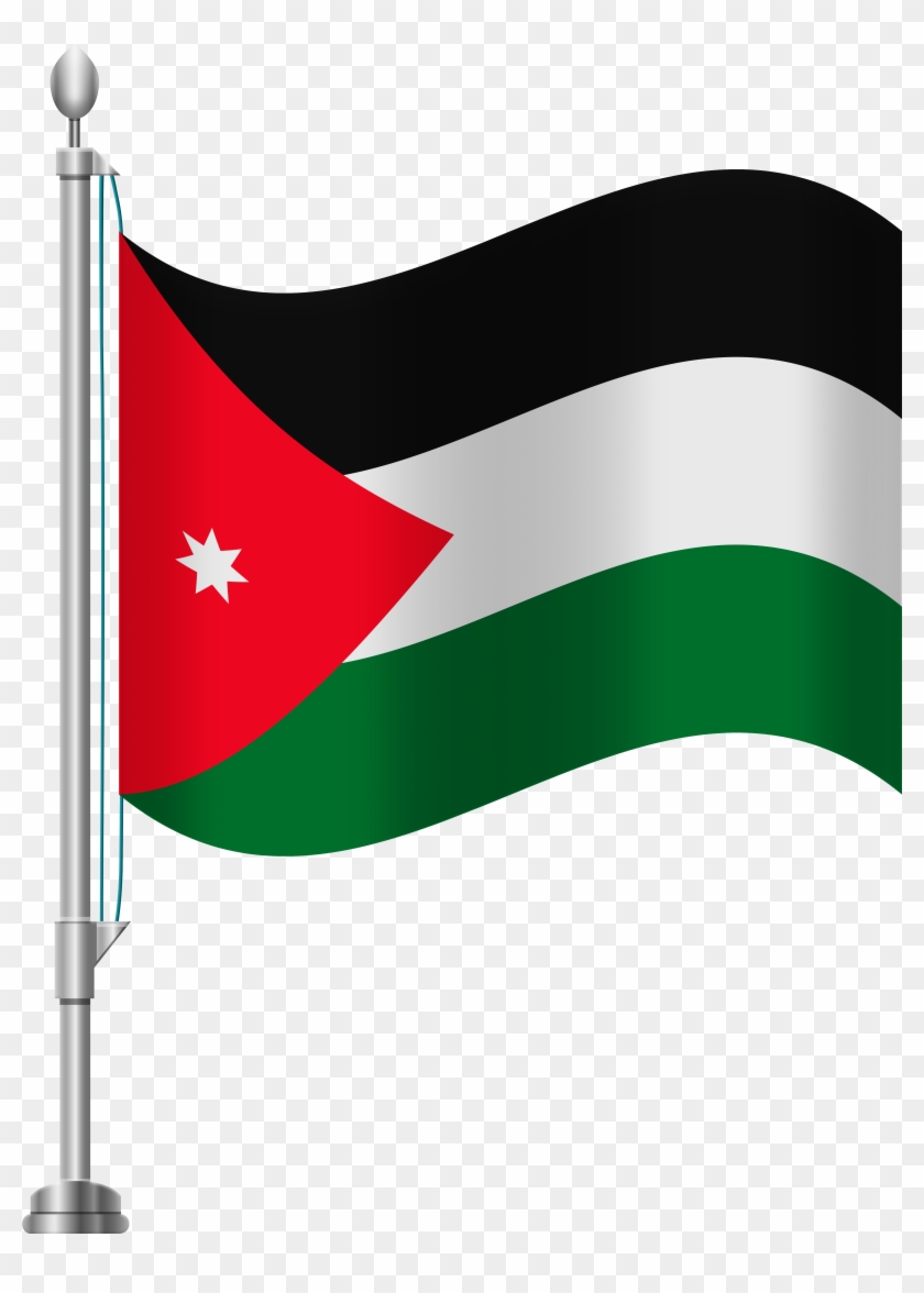 Jordan Flag Png Clip Art - Jordan Flag Png Clip Art #1143302