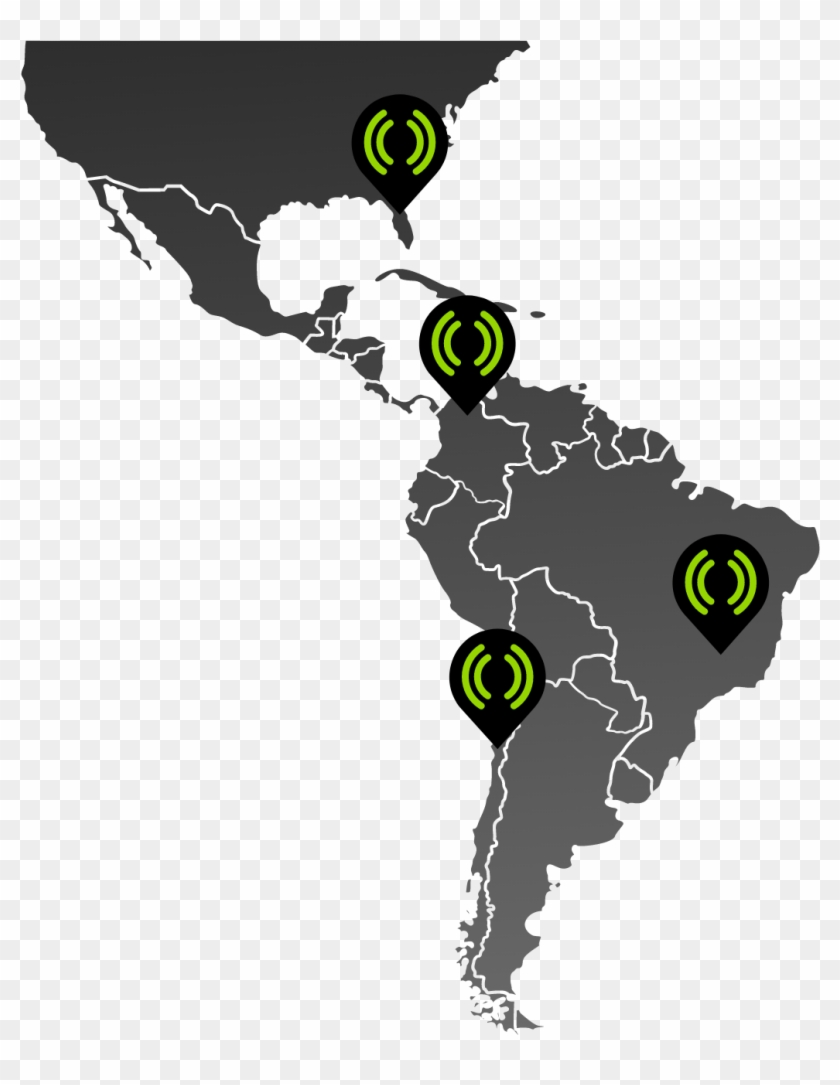 A Mediastream Foi Fundada Em 2007 No Chile Com A Paixão - South And North America Map #1143294