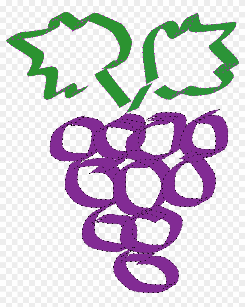Grape Clip Art Green Leaf Plant Stem - Grape #1143408