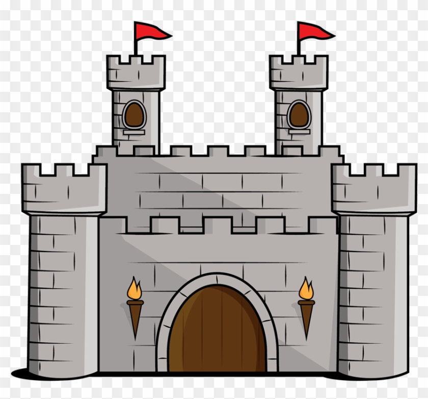 Cartoon Castle - Medieval Castle Clipart #1143428